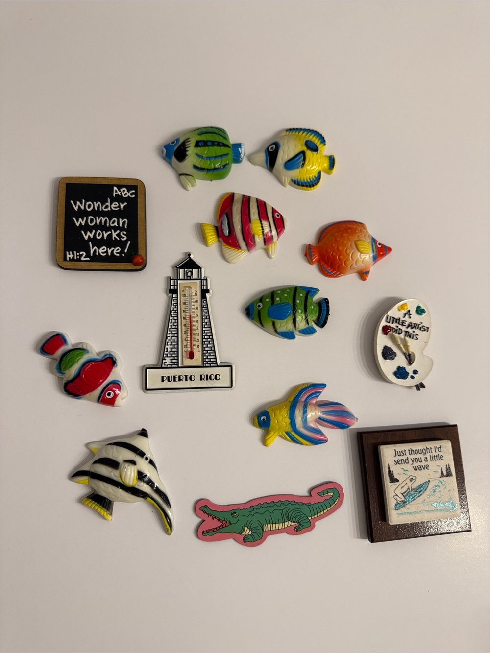 Vintage Colorful Magnet Set